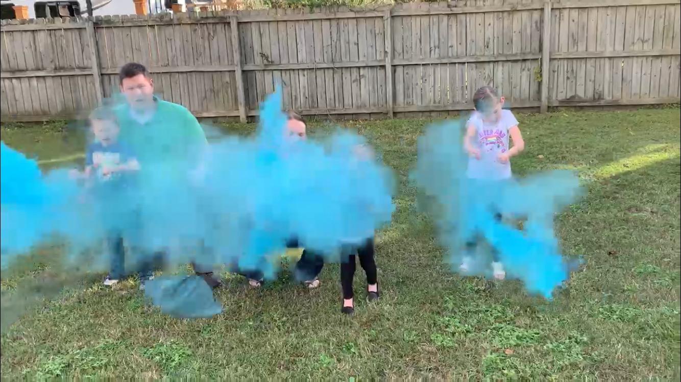 Nibana 36 Inches Gender Reveal Balloons - Come with Pink, Blue Powder and 3 Jumbo Black Balloons customer photo 1