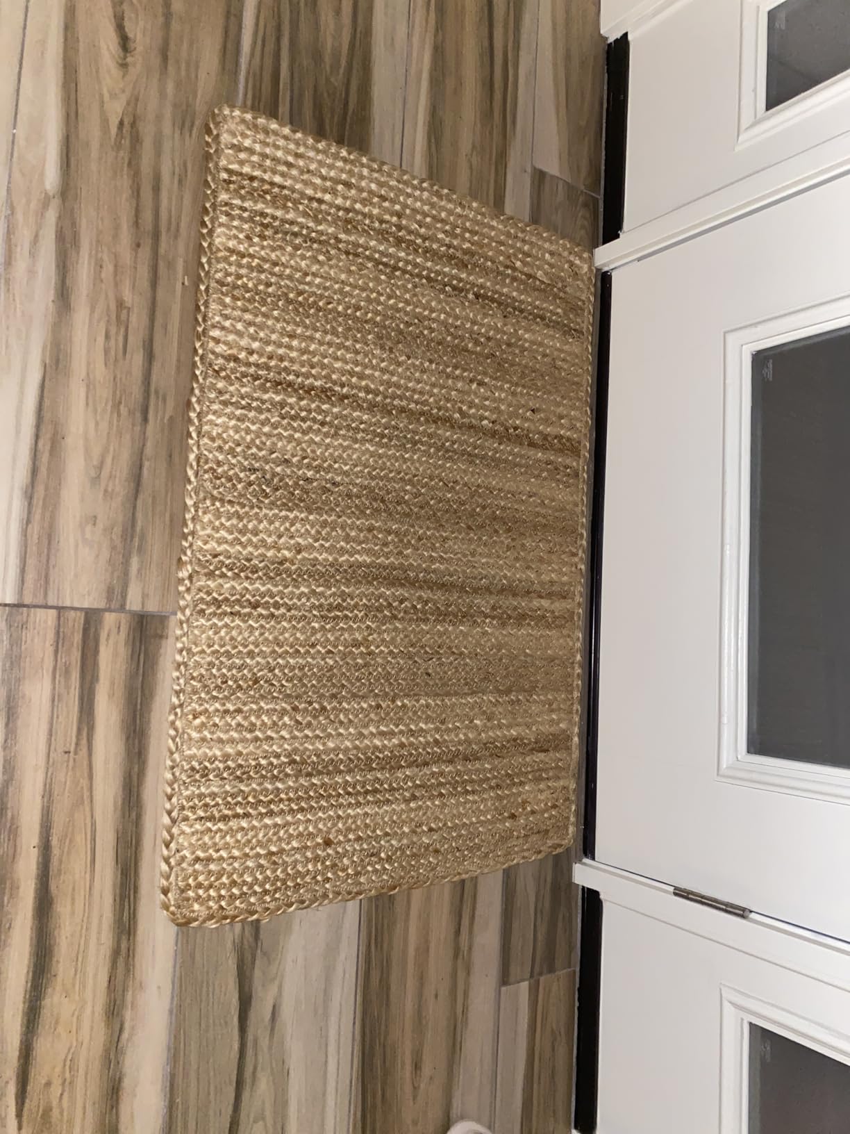 SAFAVIEH Area Rug 6x9 - Cape Cod Collection - Natural Brown, Handmade Braided Flat Weave Jute (CAP252A) customer photo 2