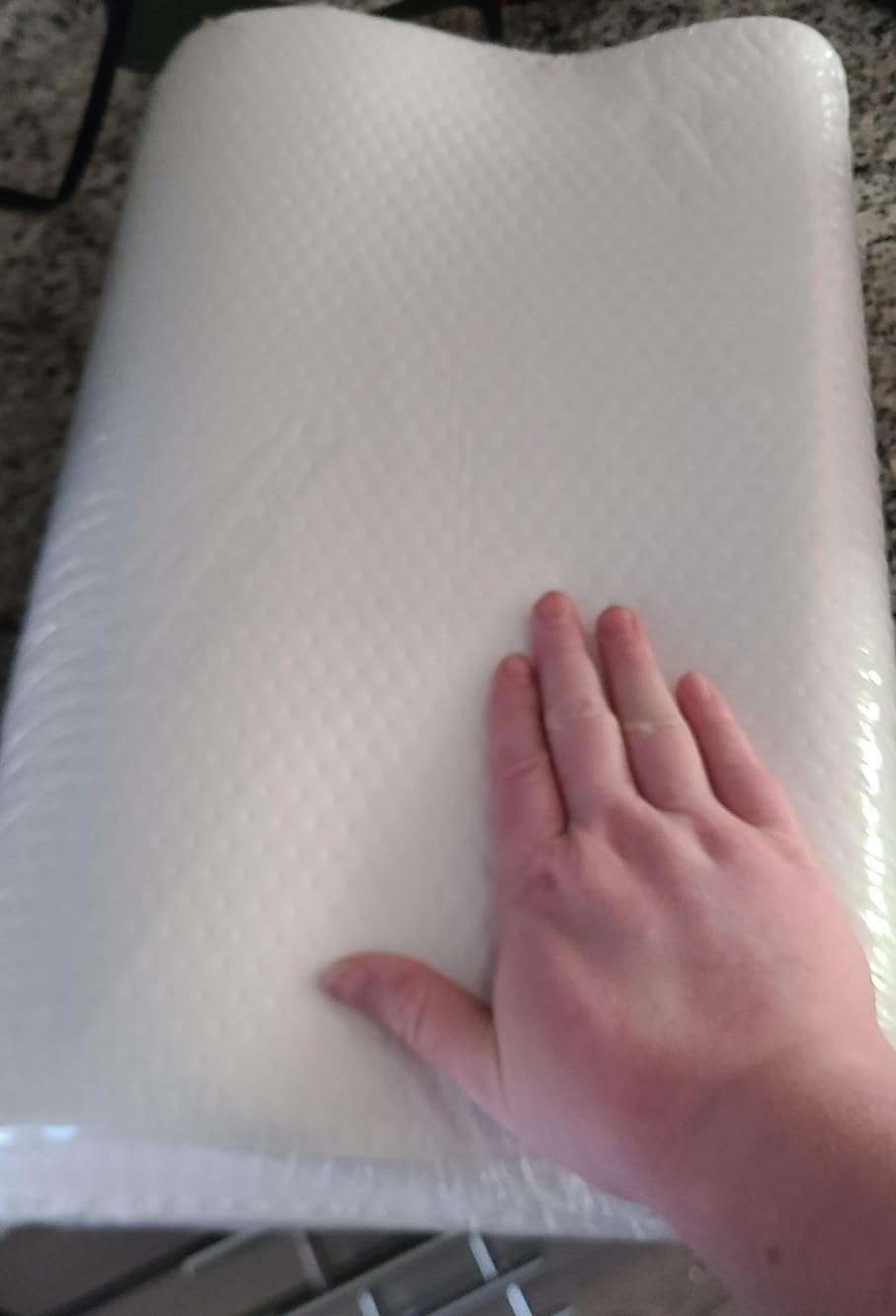 Tempur-Pedic TEMPUR-Ergo Neck Pillow, Medium Profile, White customer photo 2