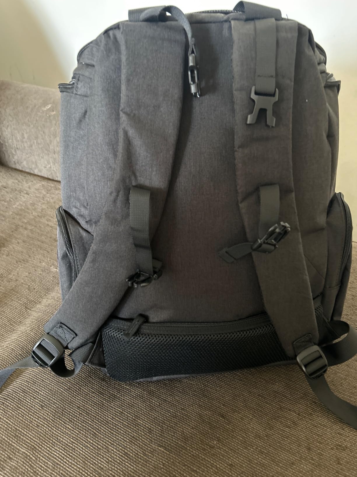 Mancro Diaper Bag Backpack, Dad Diaper Bag with 2 Side Insulated Pockets customer photo 1