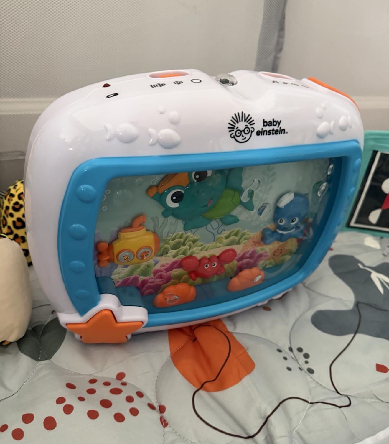Baby Einstein Sea Dreams Soother Musical Crib Toy and Sound Machine, Newborn and up customer photo 1