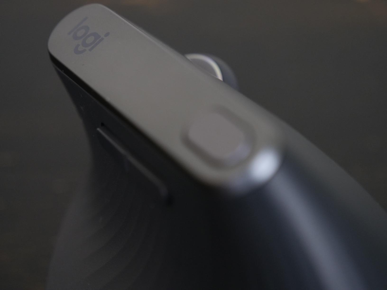 Logitech MX Vertical Wireless Mouse Ergonomic Design - Graphite | Reduces muscle strain, move content between 3 Windows and Apple computers, rechargeable customer photo 1