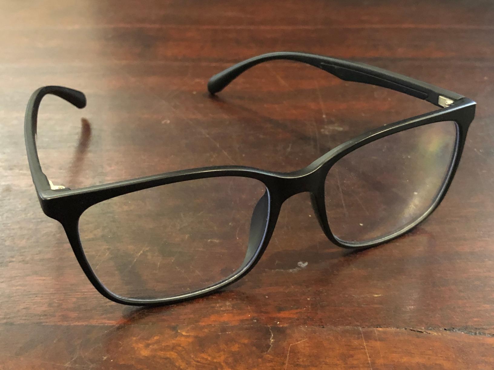 ANRRI Blue Light Blocking Glasses, Anti Eyestrain Lens Lightweight Frame Eyeglasses, Black, Men/Women customer photo 1