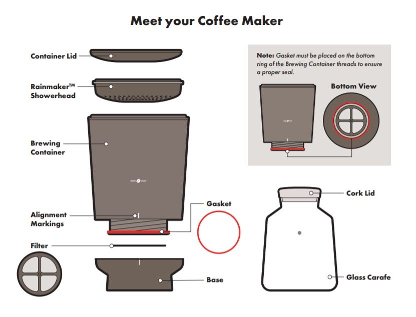 OXO Brew Compact Cold Brew Coffee Maker - 24 oz customer photo 1