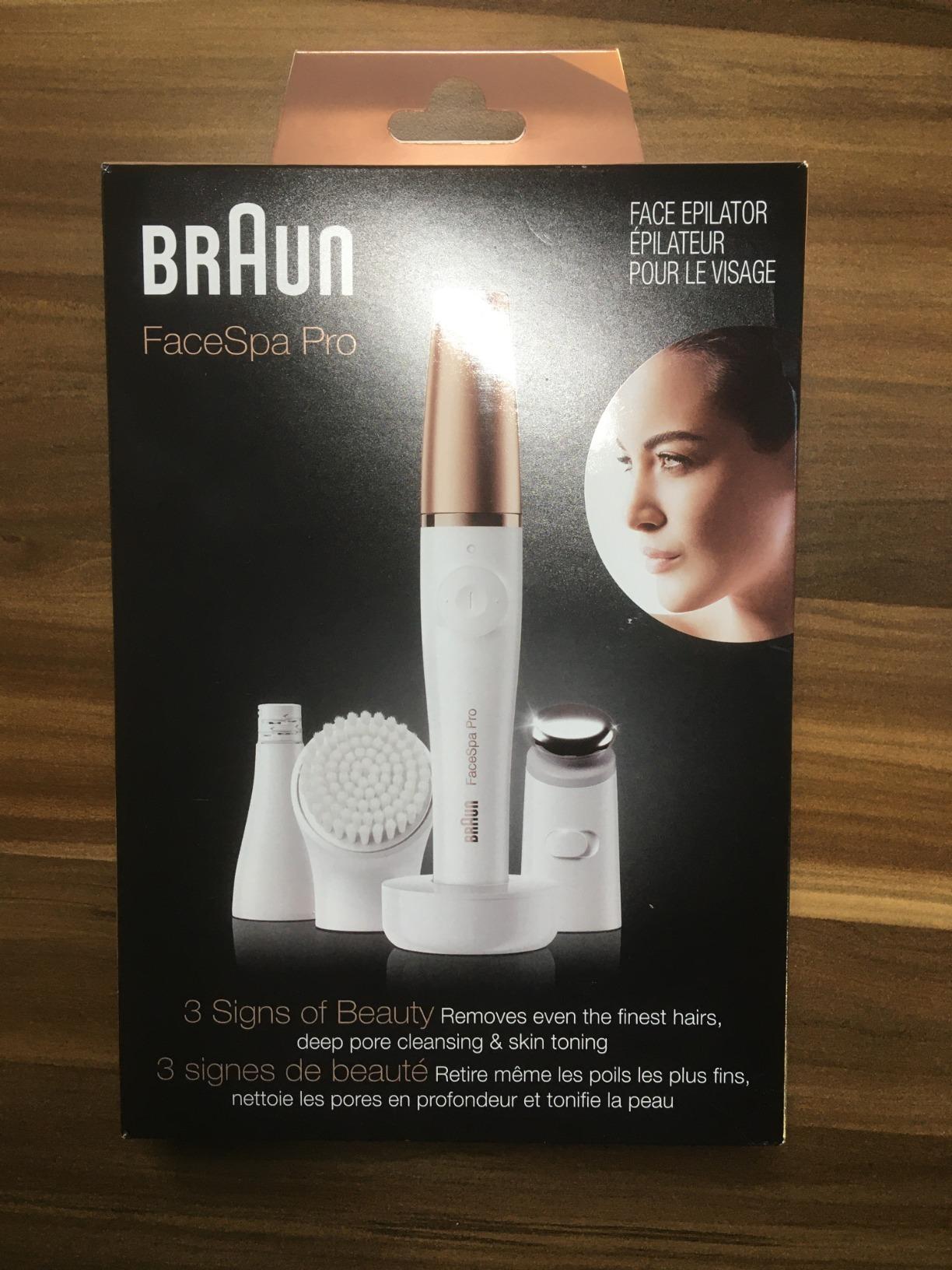 Braun Face Epilator Facespa Pro 911, Facial Hair Removal for Women, Hair Removal Device, 3-in-1 Epilating, Cleansing Brush and Skin Toning with 3 Extras customer photo 1