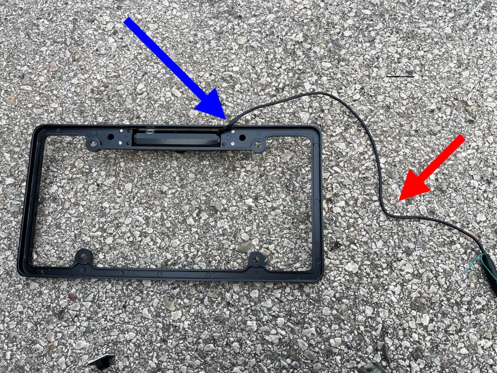 License Plate Backup Camera HD Night Vision Rear View Camera with 8 LEDs 170° Viewing Angle Waterproof Backup Rear Camera for Cars customer photo 2