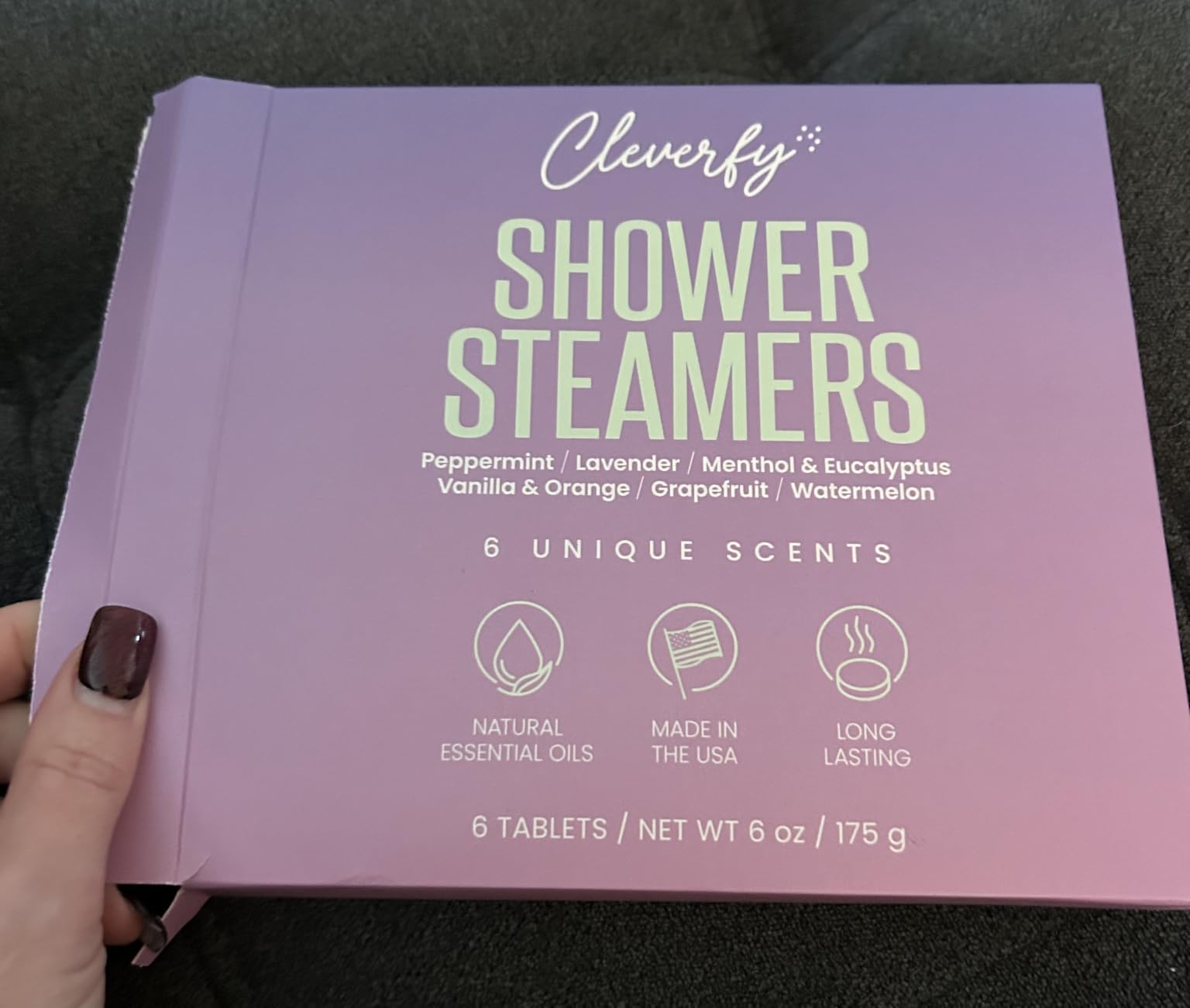 Cleverfy Shower Steamers Aromatherapy Gifts for Women and Men, 6 Tablets customer photo 1