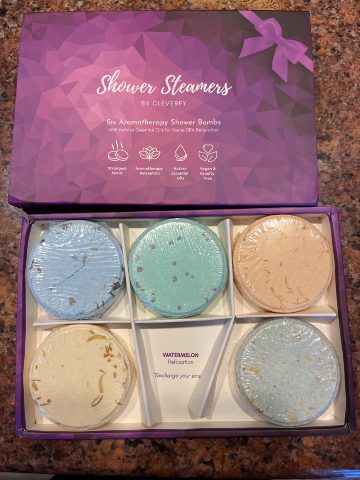 Cleverfy Shower Steamers Aromatherapy Gifts for Women and Men, 6 Tablets customer photo 2