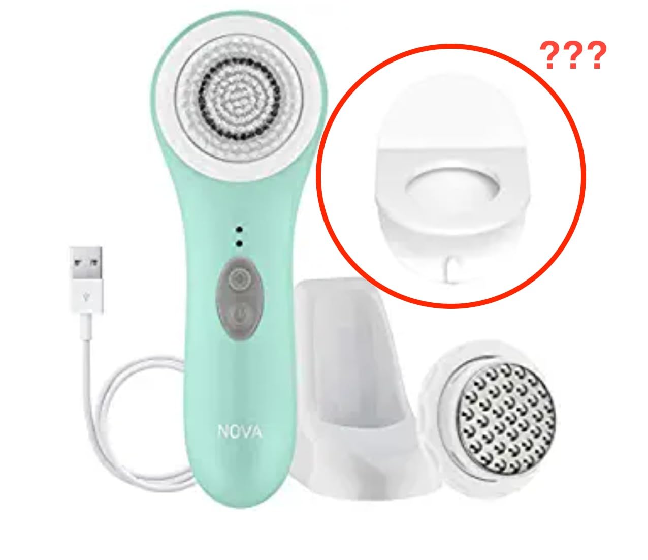 Spa Sciences NOVA - Sonic Cleansing Face Brush & Infusion System - Pink | Anti-Aging Facial Exfoliating Scrubber, Waterproof, and USB Rechargeable customer photo 1