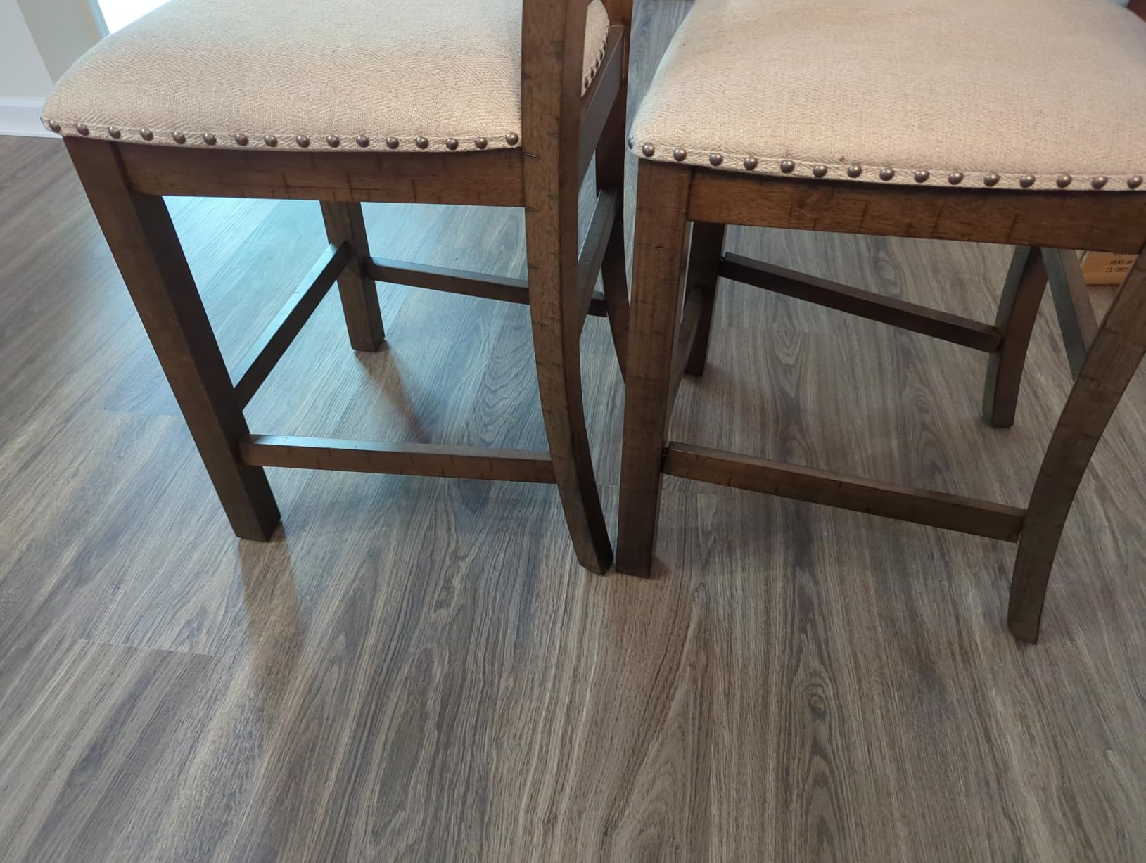 Signature Design by Ashley Caitbrook X-Back Bar Stools Set of 2, Gray customer photo 1