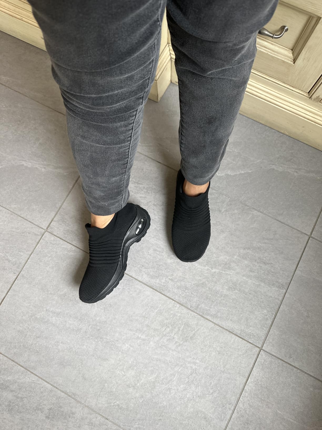 HKR Women Walking Shoes Comfortable Slip On Sneakers customer photo 1
