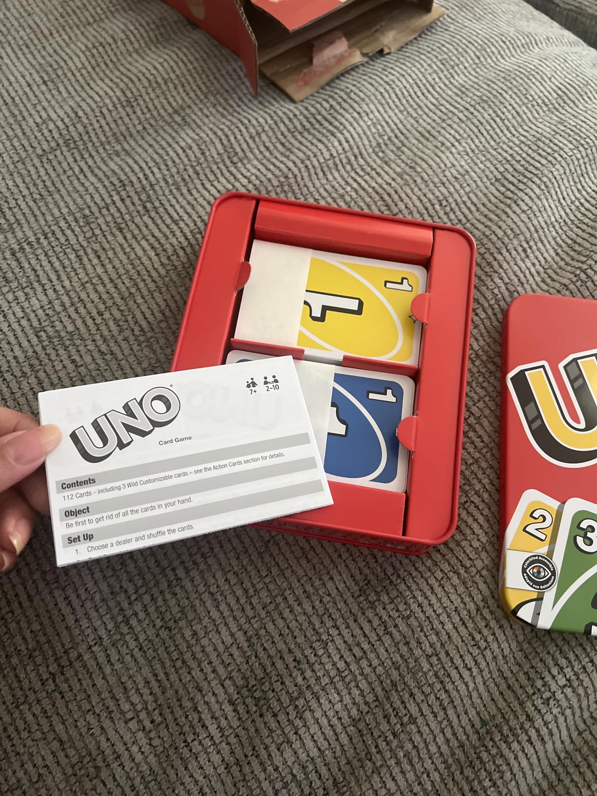 Mattel Games UNO Card Game, Ages 7+, 2-10 Players customer photo 1