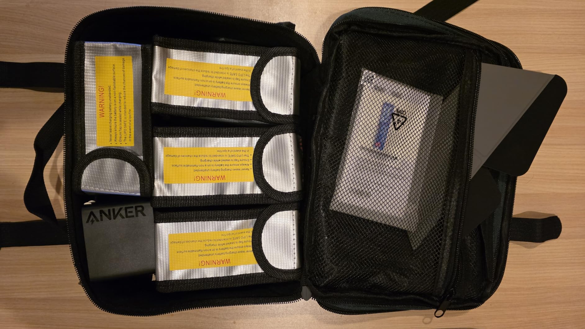 MATEIN Electronics Organizer Travel Case, Cable Organizer Bag, Black customer photo 1