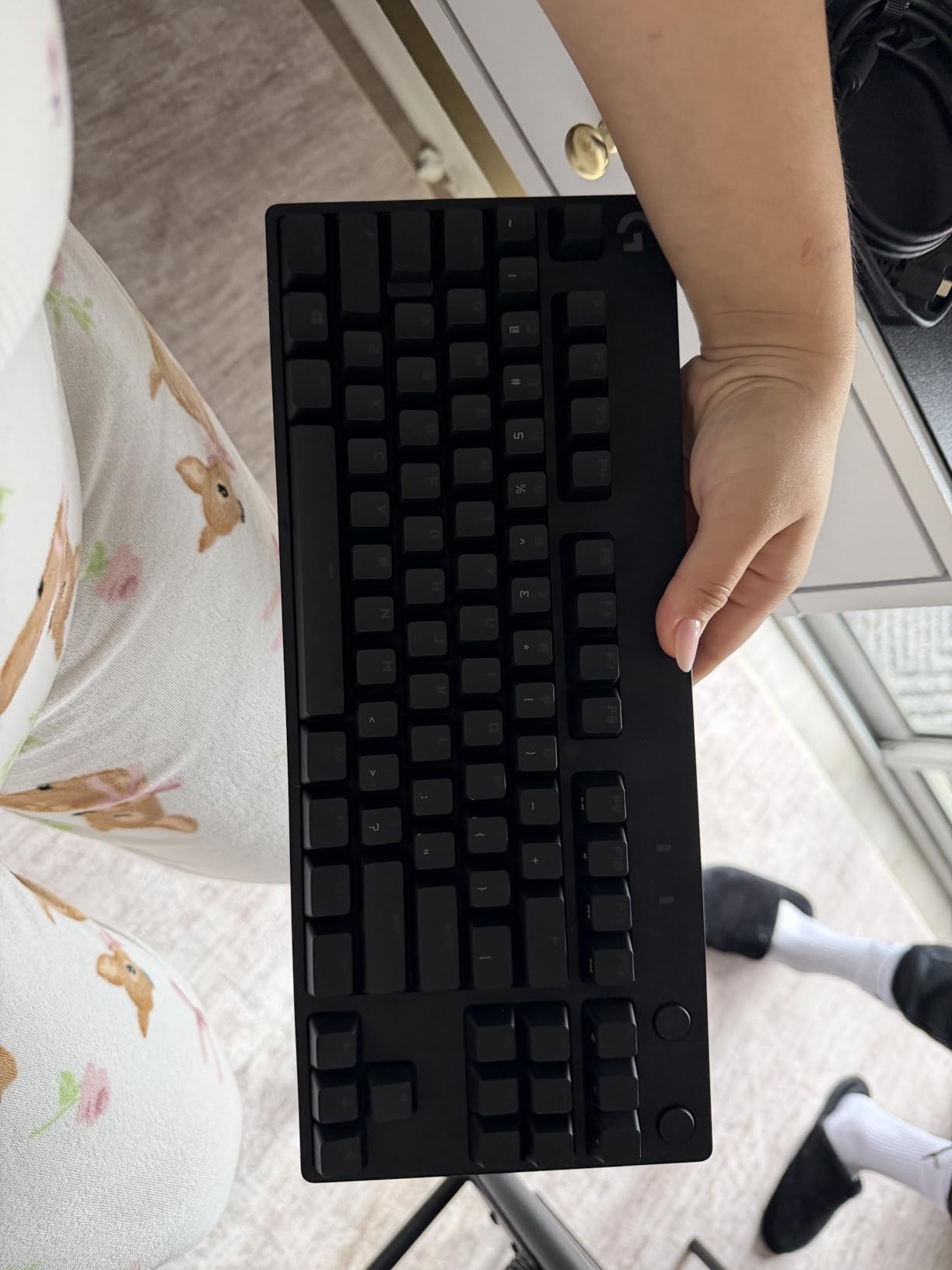 Logitech G PRO Mechanical TKL Tenkeyless Gaming Keyboard (Clicky) - Black customer photo 2