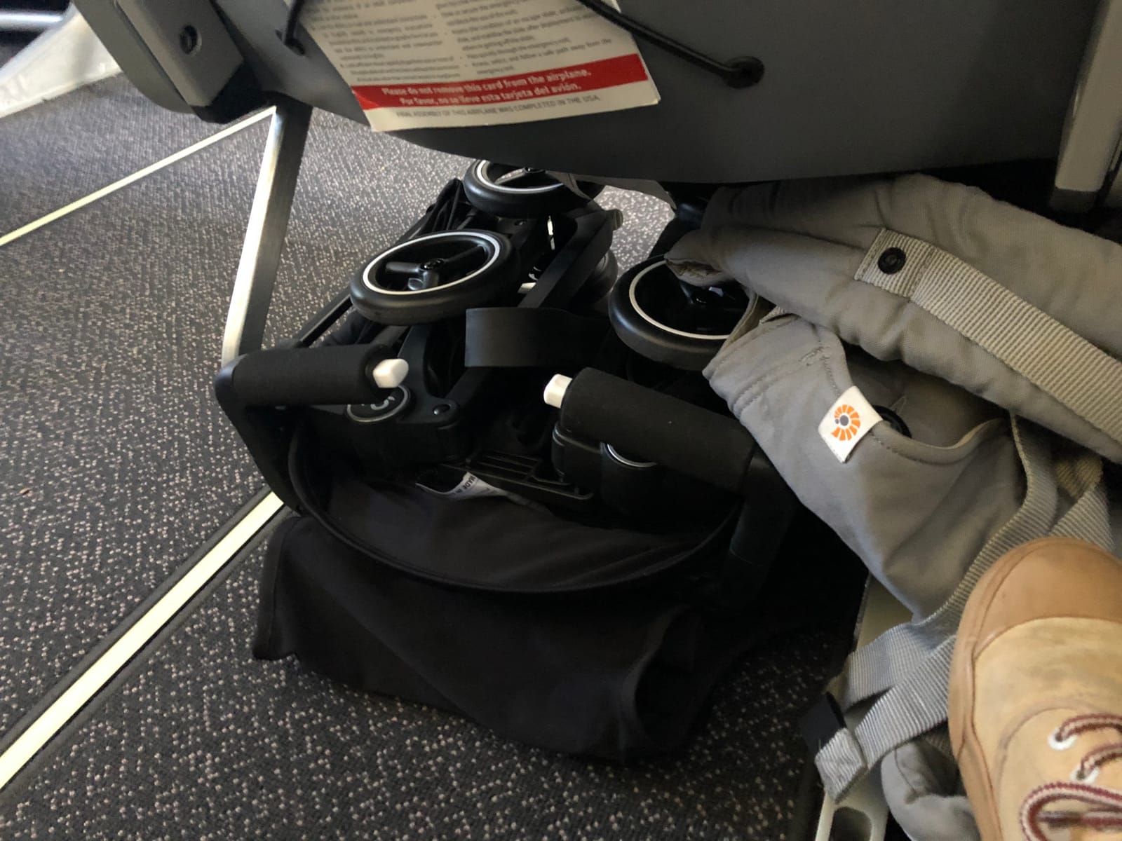 gb Pockit+ All-Terrain, Ultra Compact Lightweight Travel Stroller with Canopy and Reclining Seat in Velvet Black customer photo 1