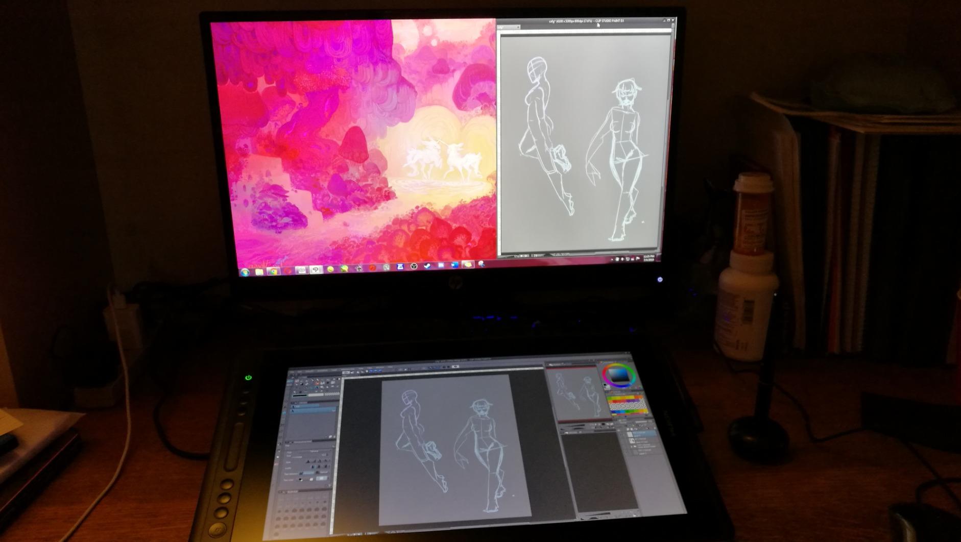 HUION Kamvas Pro 16 Drawing Tablet with Screen,120% sRGB, Touch Bar,15.6
