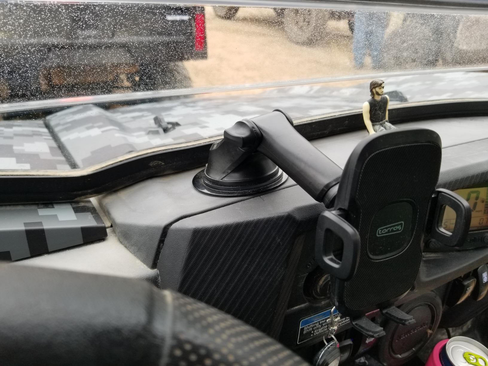 TORRAS Ultra-Durable Phone Holders for Your Car【96+LBS Strongest Suction】 Car Phone Holder Mount, Safety Certs Cell Phone Car Mount Truck for Dashboard Windshield Vent for iPhone 17 16 15 14 Pro Max customer photo 1