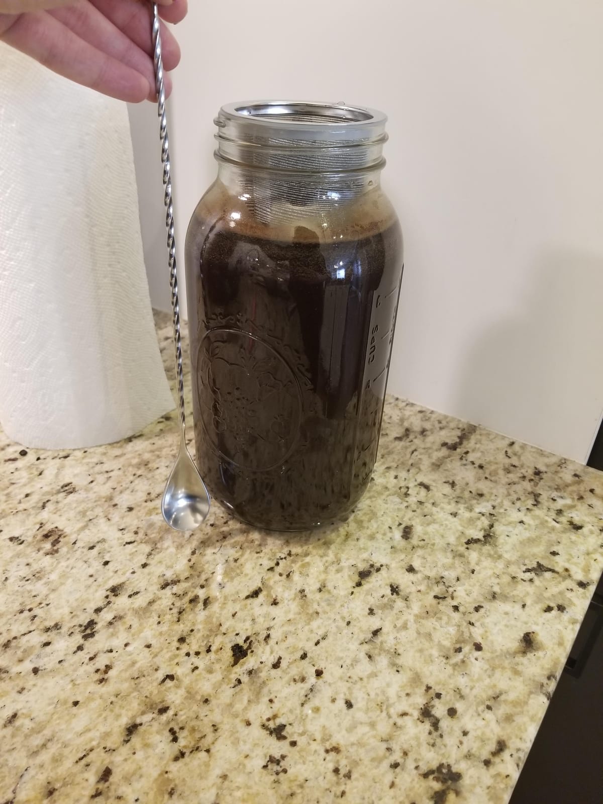 County Line Kitchen 64oz Cold Brew Coffee Maker with Leak Proof Lid - Gray customer photo 2