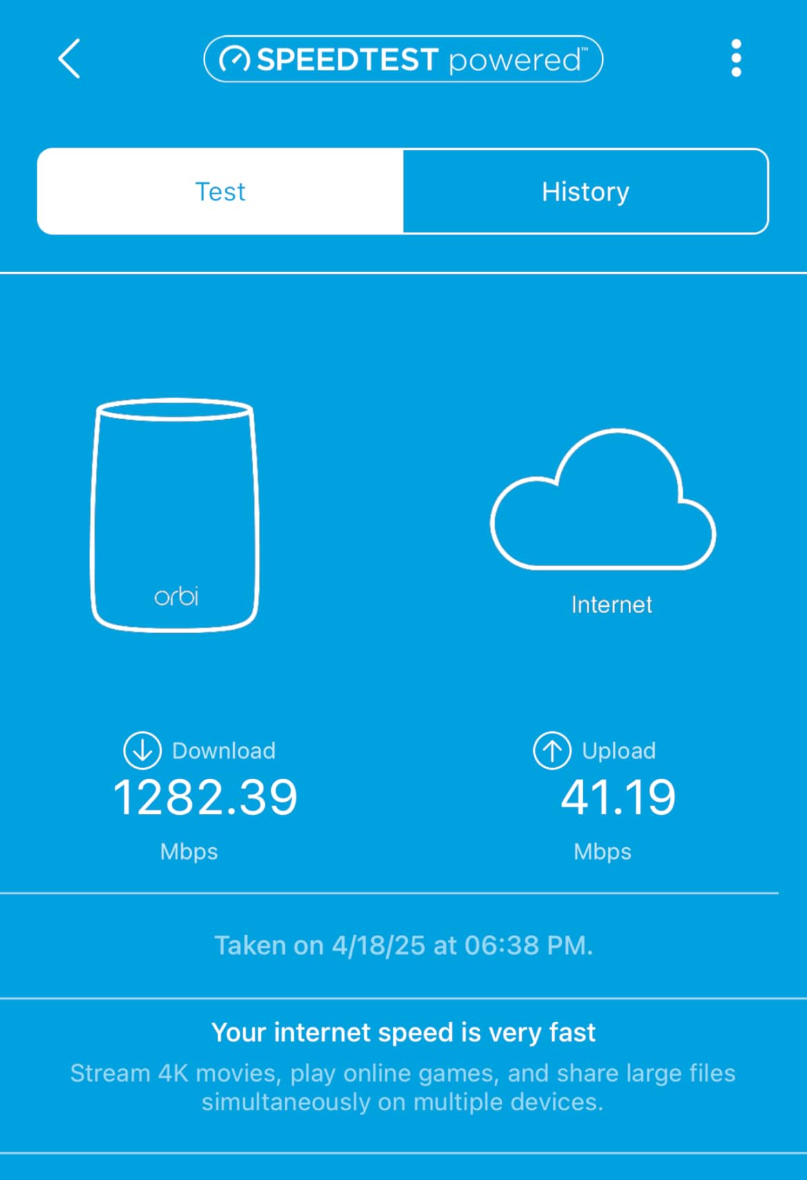 NETGEAR Orbi Whole Home Tri-Band WiFi 6 Mesh Network System (RBK852) – Router with 1 Satellite Extender -Security Features - Coverage Up to 5,000 sq. ft., 100 Devices - AX6000 (Up to 6Gbps) customer photo 2