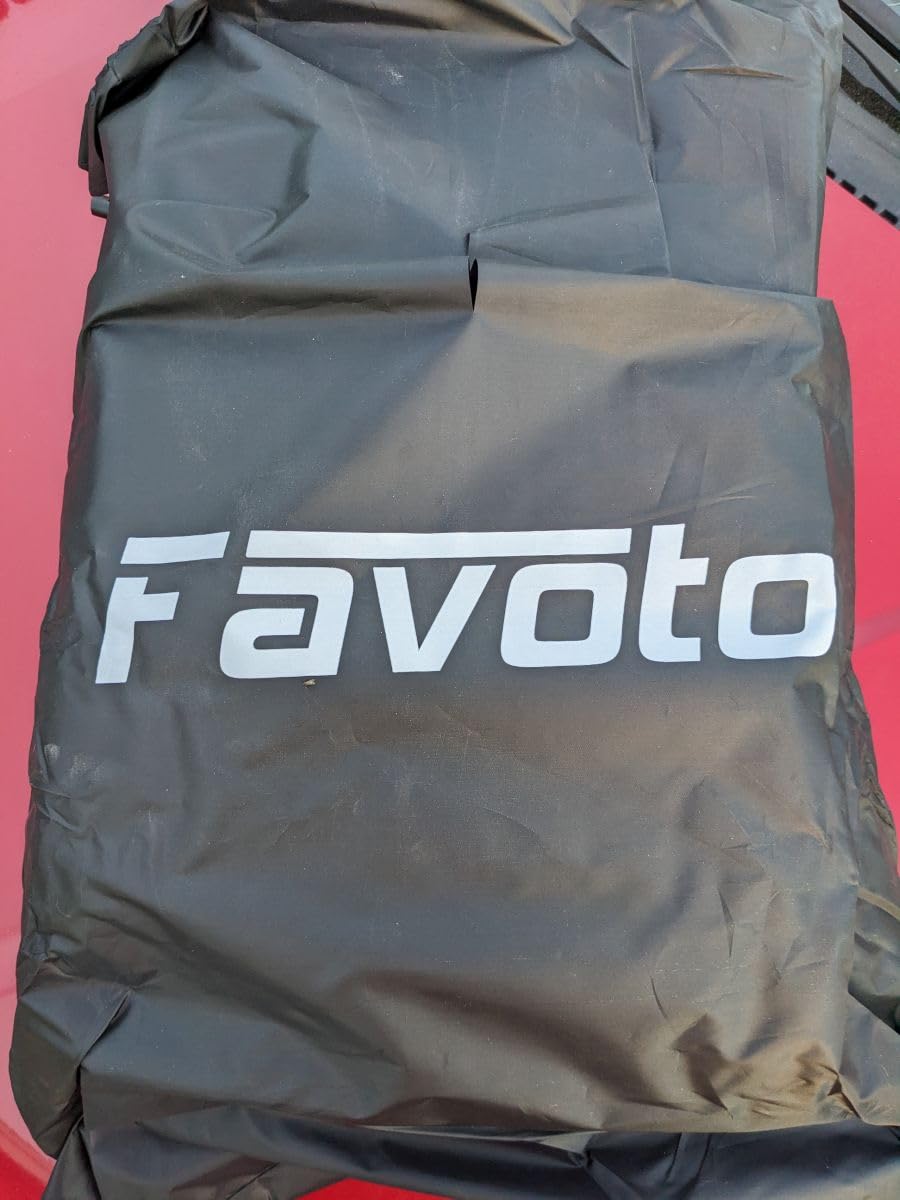Favoto Car Cover Waterproof All Weather Windproof for SUV 188-198 Inches customer photo 2