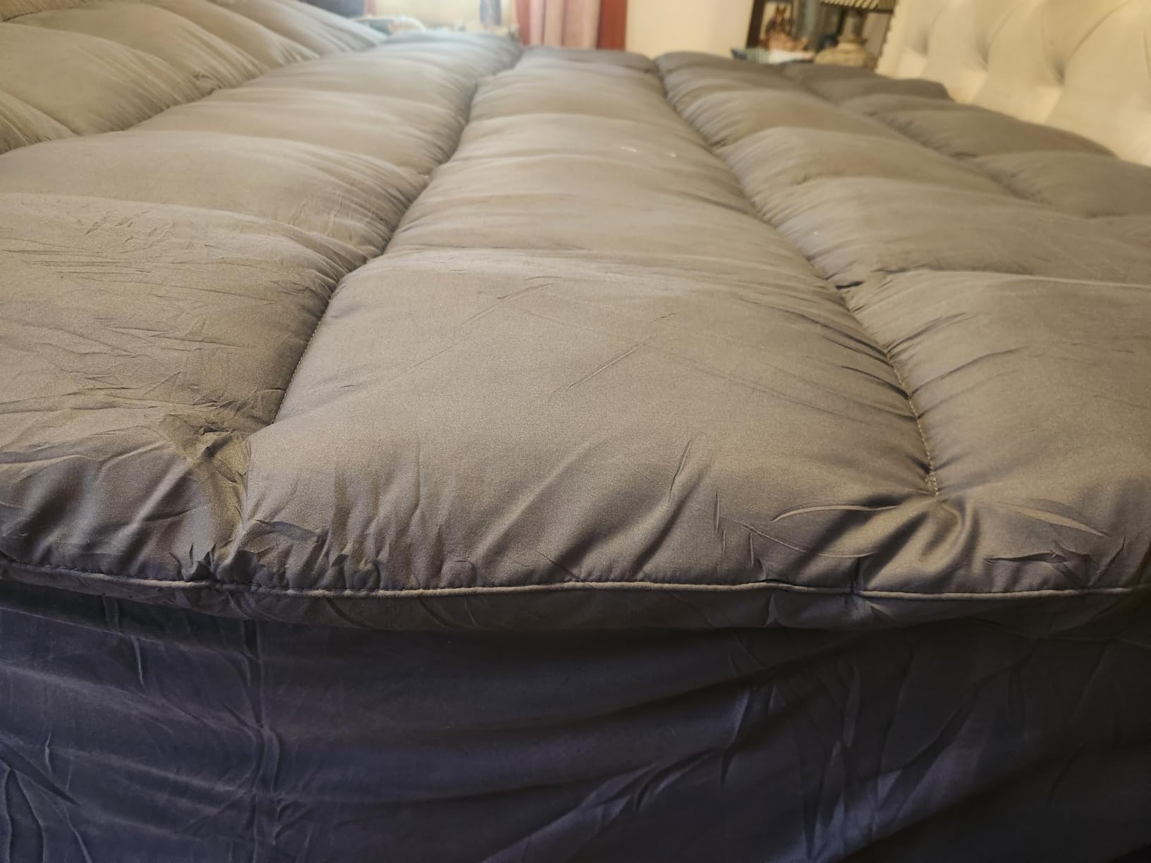 COONP Queen Mattress Topper, Cotton Extra Thick Pillow Top Mattress Pad customer photo 1