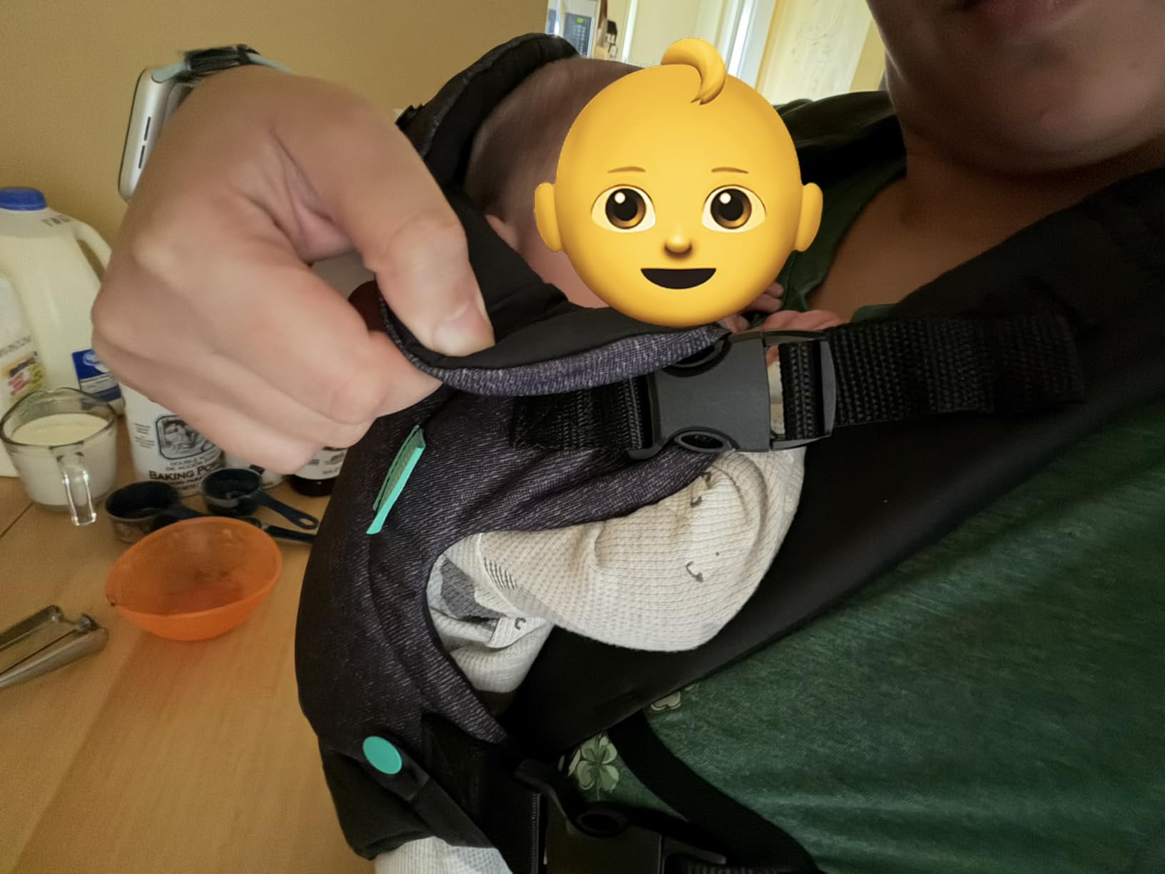 Infantino Flip Advanced 4-in-1 Baby Carrier, Black customer photo 2