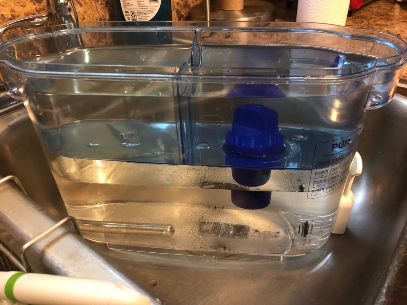 PUR 30-Cup Countertop Water Filter Dispenser, White/Blue, DS1800Z customer photo 1