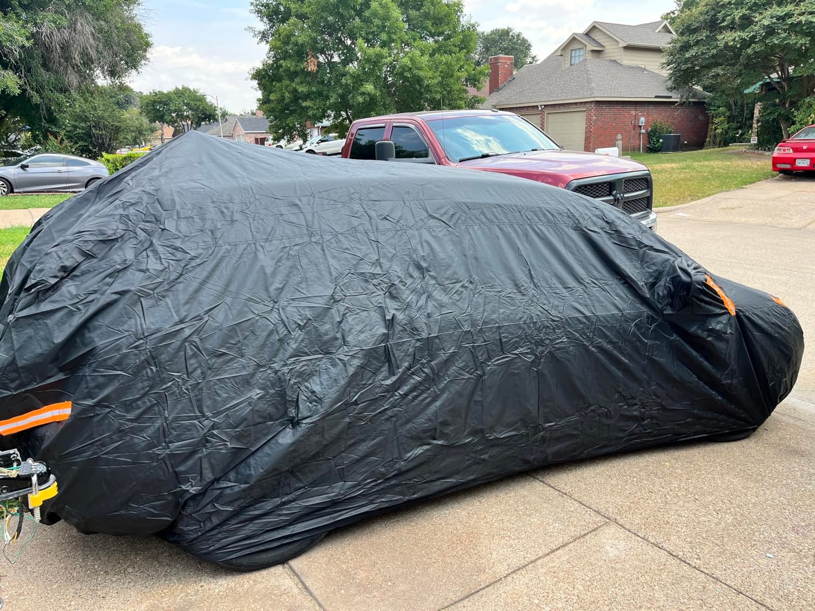 Full Car Covers for Sedan, Car Cover Waterproof All Weather Windproof Dustproof UV Protection Scratch Resistant Indoor Outdoor Univers customer photo 1