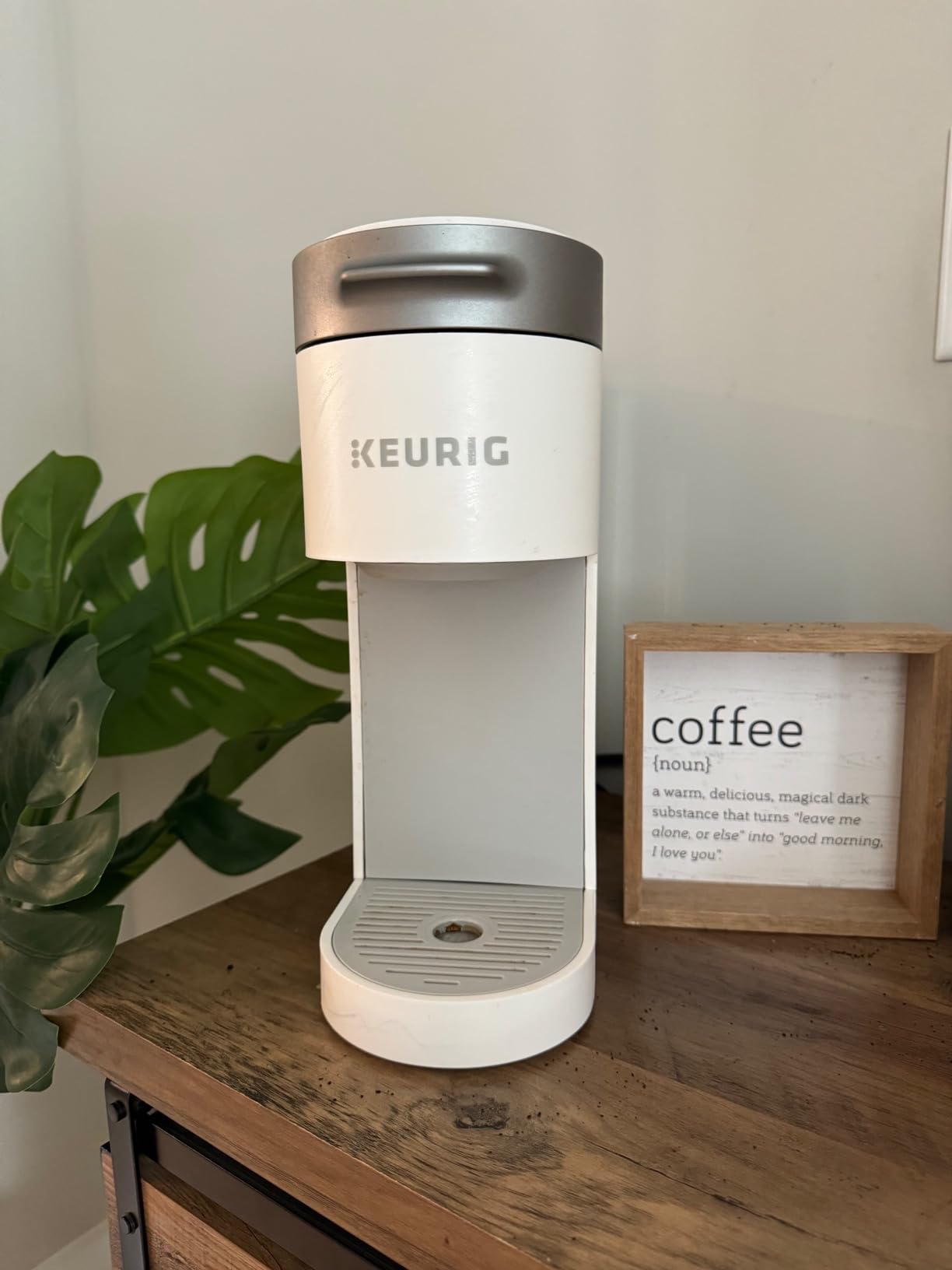 Keurig K-Slim Single Serve K-Cup Pod Coffee Maker, Multistream Technology, 3 Brew Sizes, Slim and Sleek Design, 46oz Removable Reservoir, Black customer photo 1