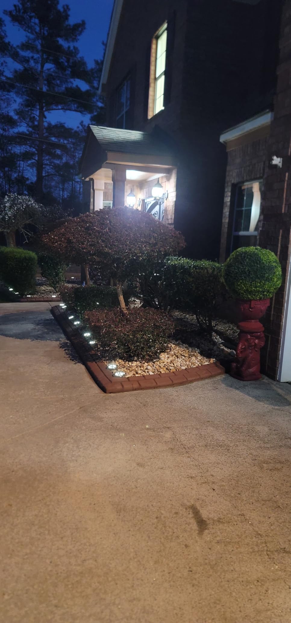 SOLPEX Solar Ground Lights Outdoor, Garden Lights 12 Pack Cool White customer photo 1