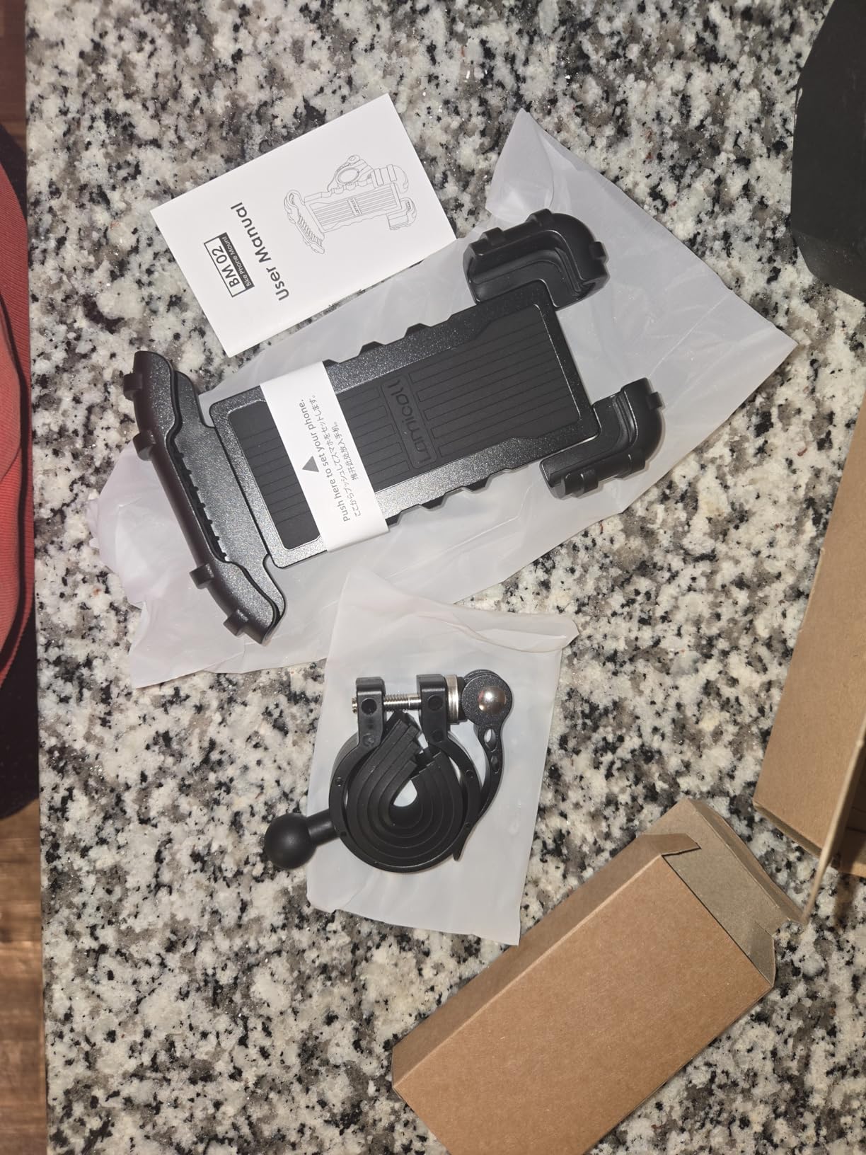Lamicall Bike Phone Holder Motorcycle Mount - One-Hand Operation, Lockable customer photo 2