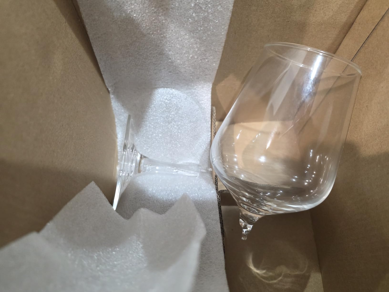 C CREST Wine Glasses Set of 8, 12oz, Lead-free, Clear, Durable Glassware customer photo 2