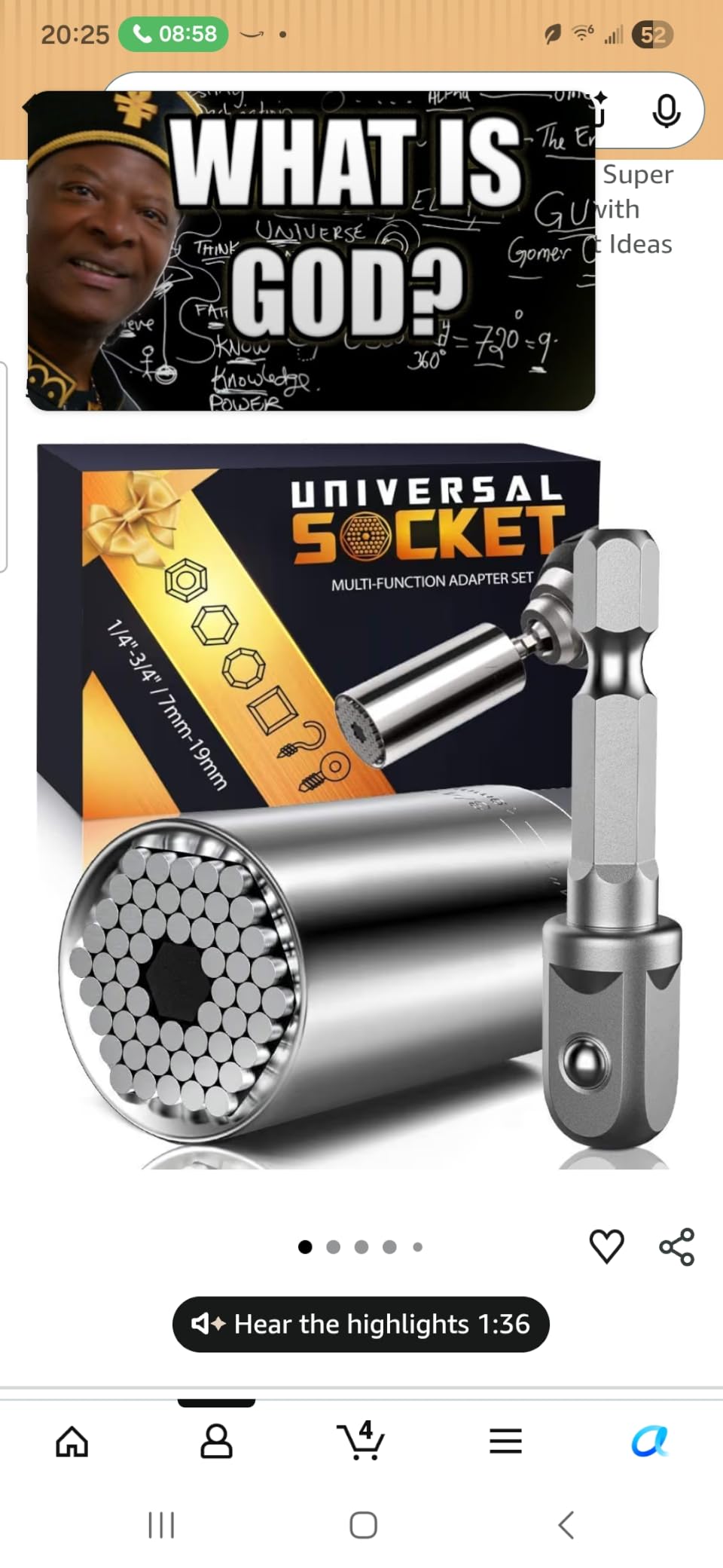 Stocking Stuffers for Men Super Universal Socket Tools Gifts for Men customer photo 2