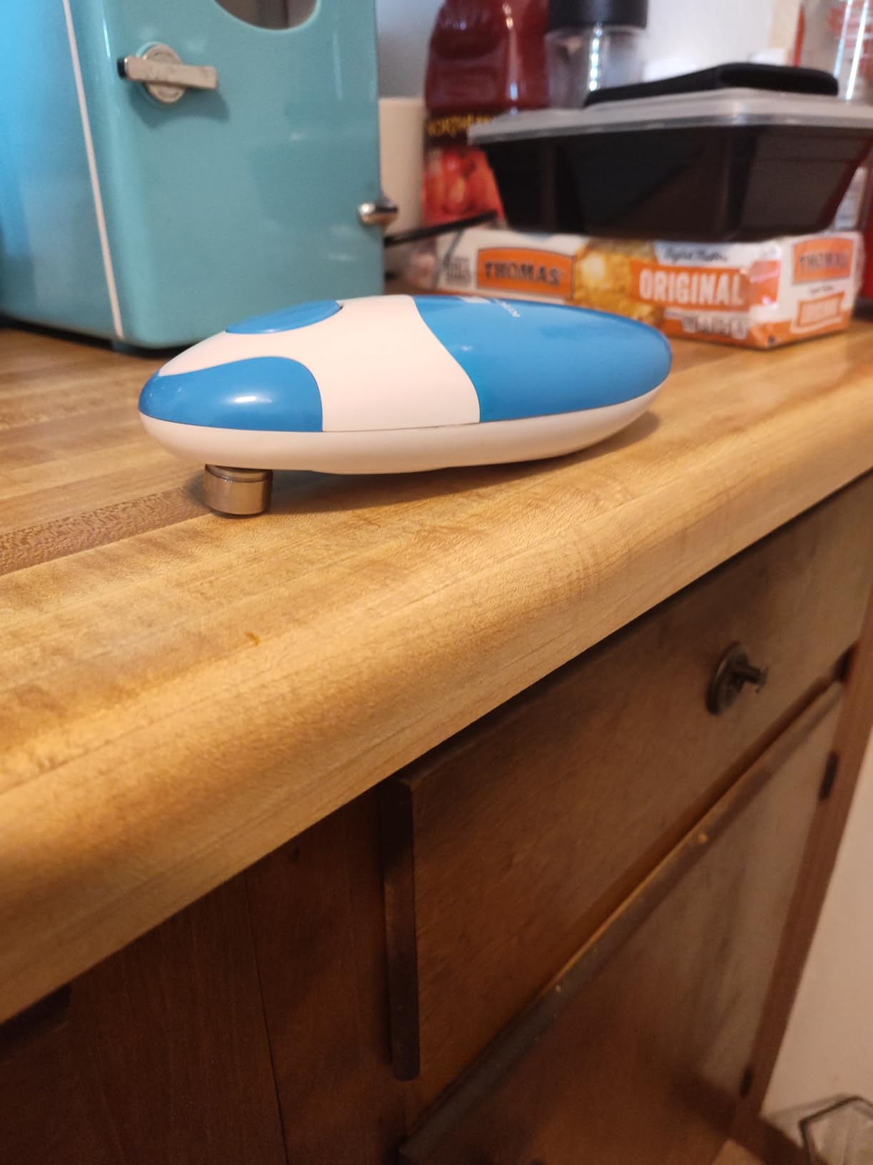 Kitchen Mama Auto Electric Can Opener, White customer photo 2