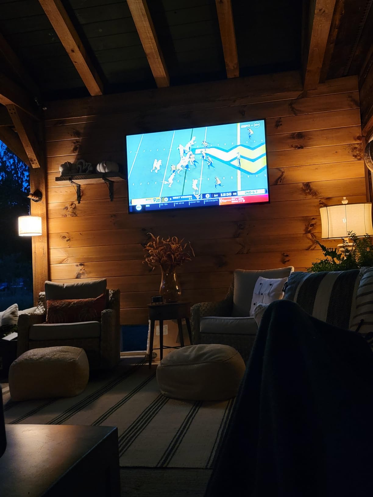 SAMSUNG 65-inch Class QLED 4K The Terrace Partial Sun Outdoor, Direct Full Array 16x, Quantum HDR 32x, Weatherproof, Wide Viewing Angle Smart TV w/ Alexa Built-in (QN65LST7TAFXZA, Latest Model) customer photo 1