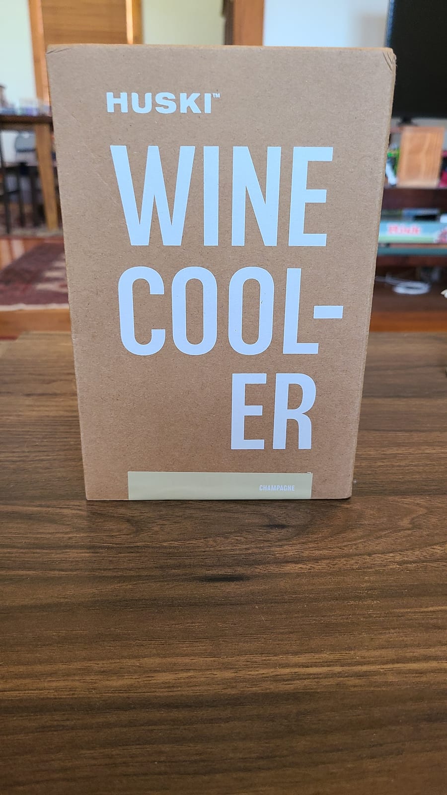 Huski Wine Chiller | Award Winning Iceless Design | Keeps Wine Cold up to 6 Hours | Wine Accessory | Next Generation Ice Bucket | Fits Some Champagne Bottles | Perfect Gift for Wine Lovers (Champagne) customer photo 1