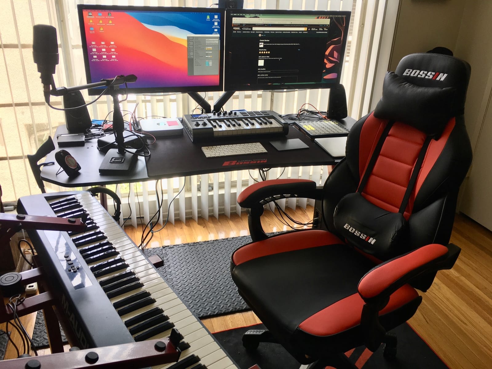 BOSSIN Big and Tall Gaming Chair with Footrest and Massage, 400lb Weight Capacity, Ergonomic Heavy Duty Chair with Large Size Seat and High Back customer photo 2