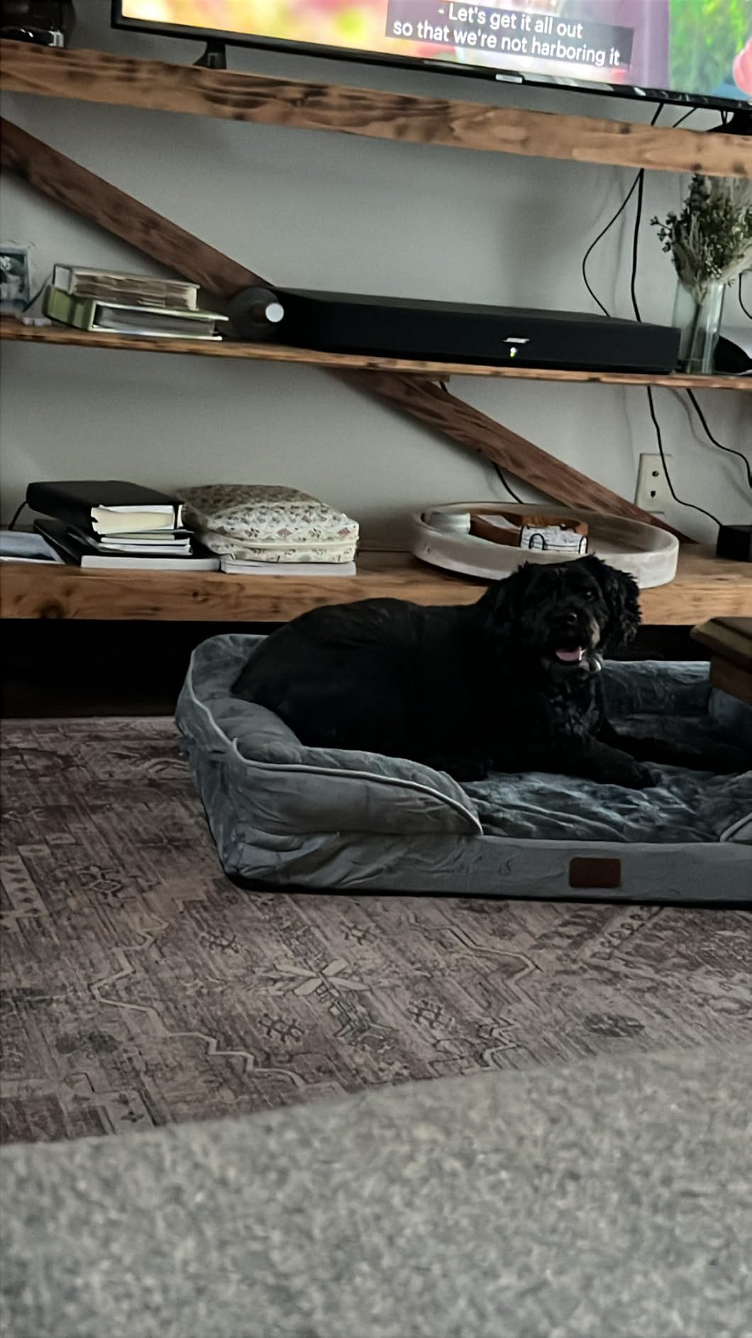 Bedsure Orthopedic Dog Beds Large Sized Dog Washable Original Design customer photo 2