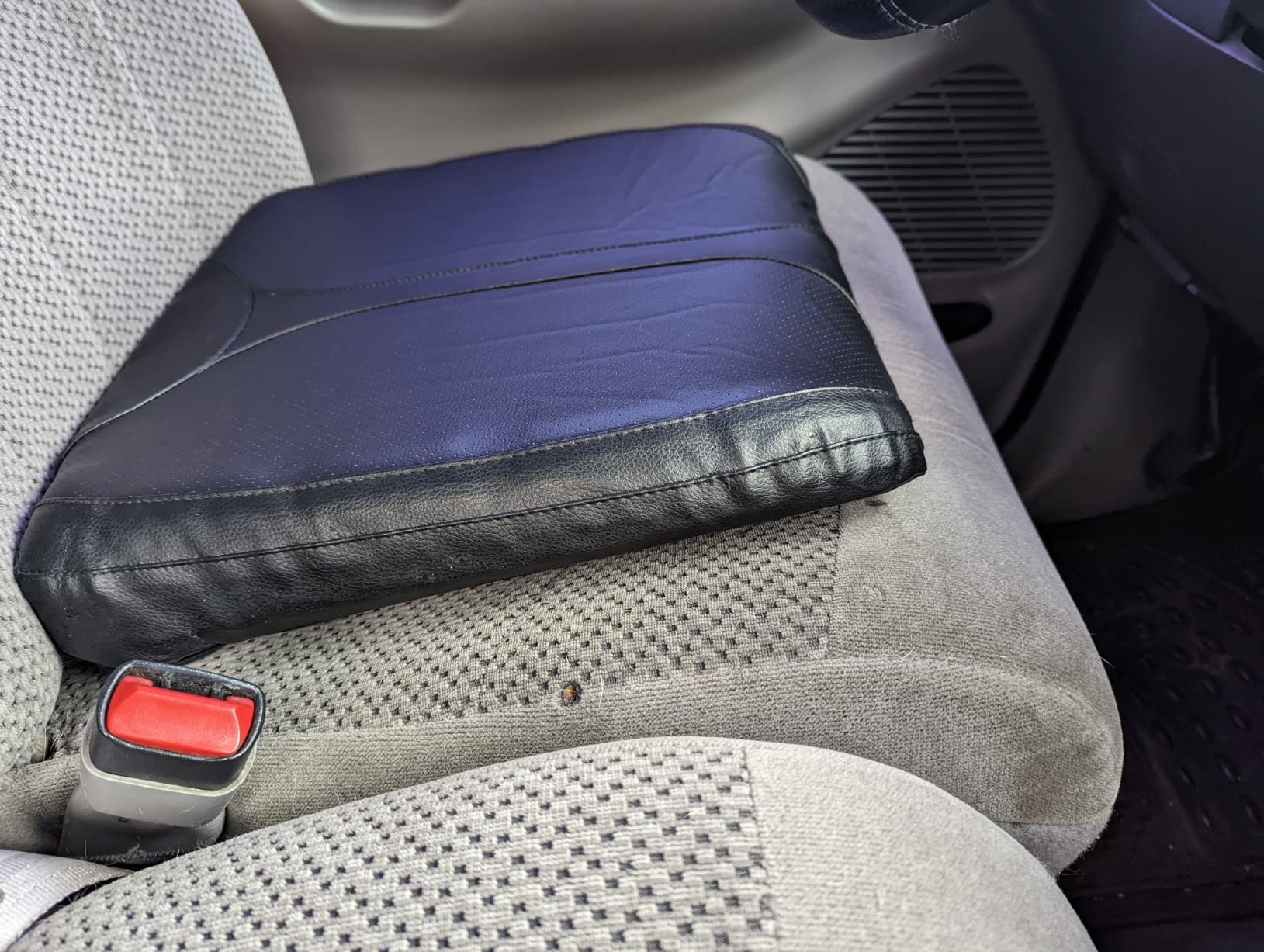 Car Memory Foam Heightening Seat Cushion for Short People Driving. customer photo 2