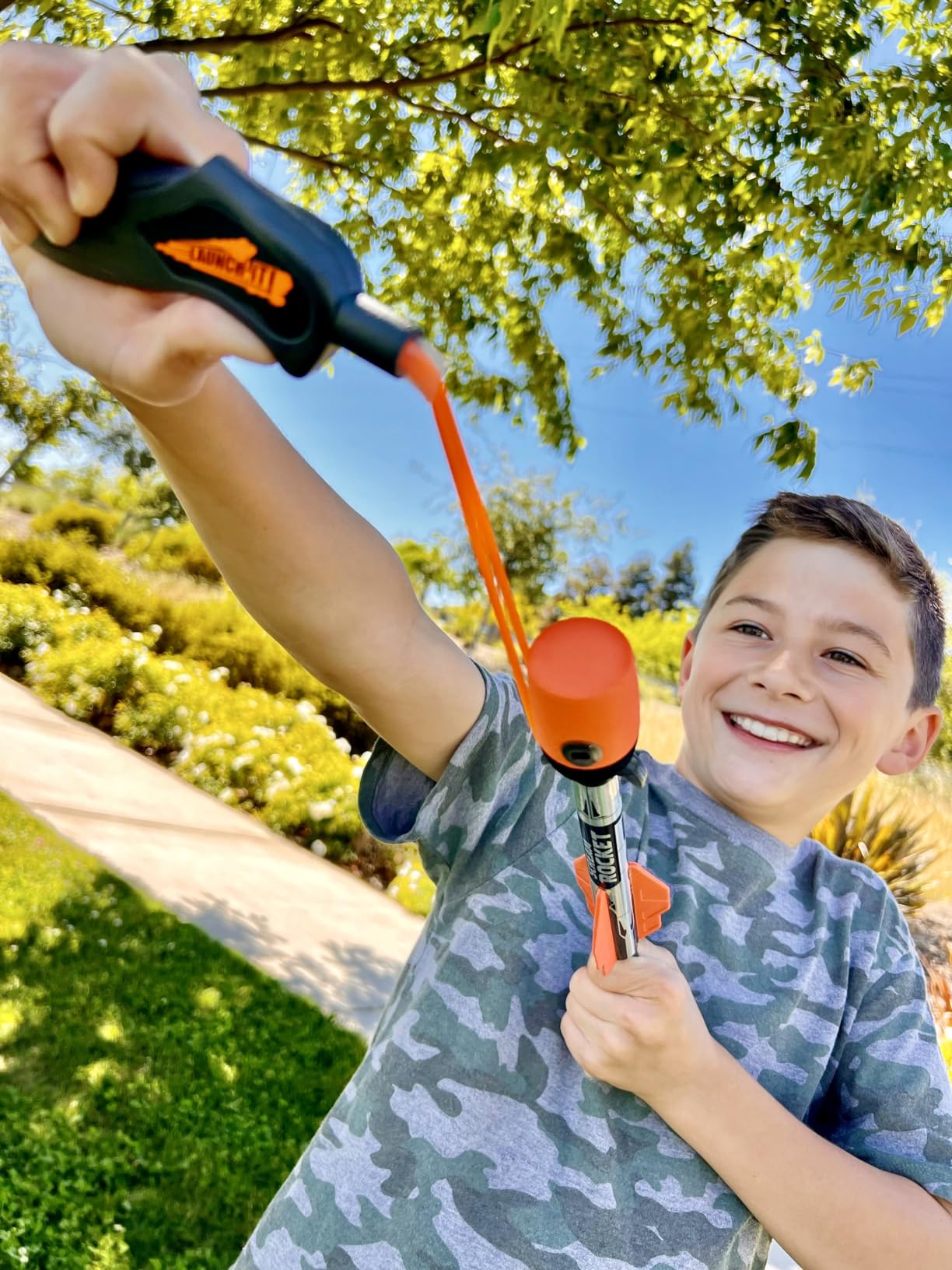 Toy Rocket Launcher for Kids: Outdoor Toys Slingshot - Best Gifts for Boys - Fun Gifts for 8 9 10 11 12 13 14 Year Old Boys + Teen Boy Gift Idea & Cool Boys Toys Age 8-10 & Teen Stocking Stuffers Gift customer photo 2