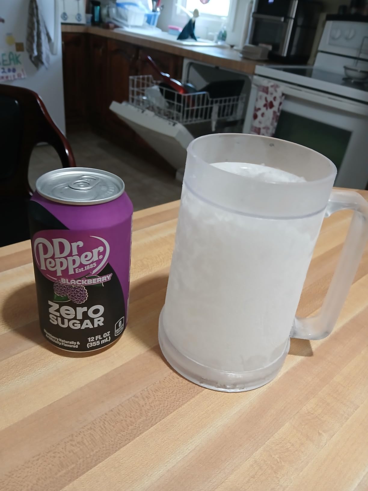 luxail Beer Mugs For Freezer, Double Wall Insulated Plastic Beer Glasses – Freezer Mugs, 16 oz – Perfect Frozen Beer Mugs for Home Bar Accessories, Gifts for Men, 2 Pack customer photo 2