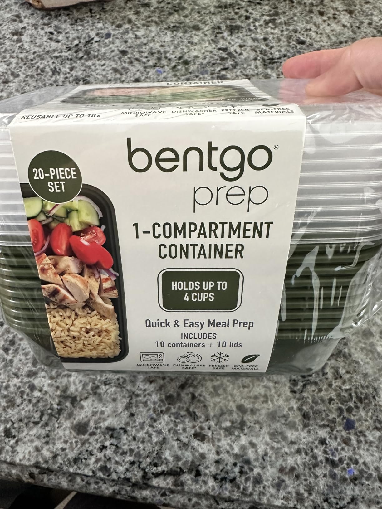 Bentgo Prep Meal Prep Containers with Lids, 20 Piece, PFAS & BPA-Free customer photo 1