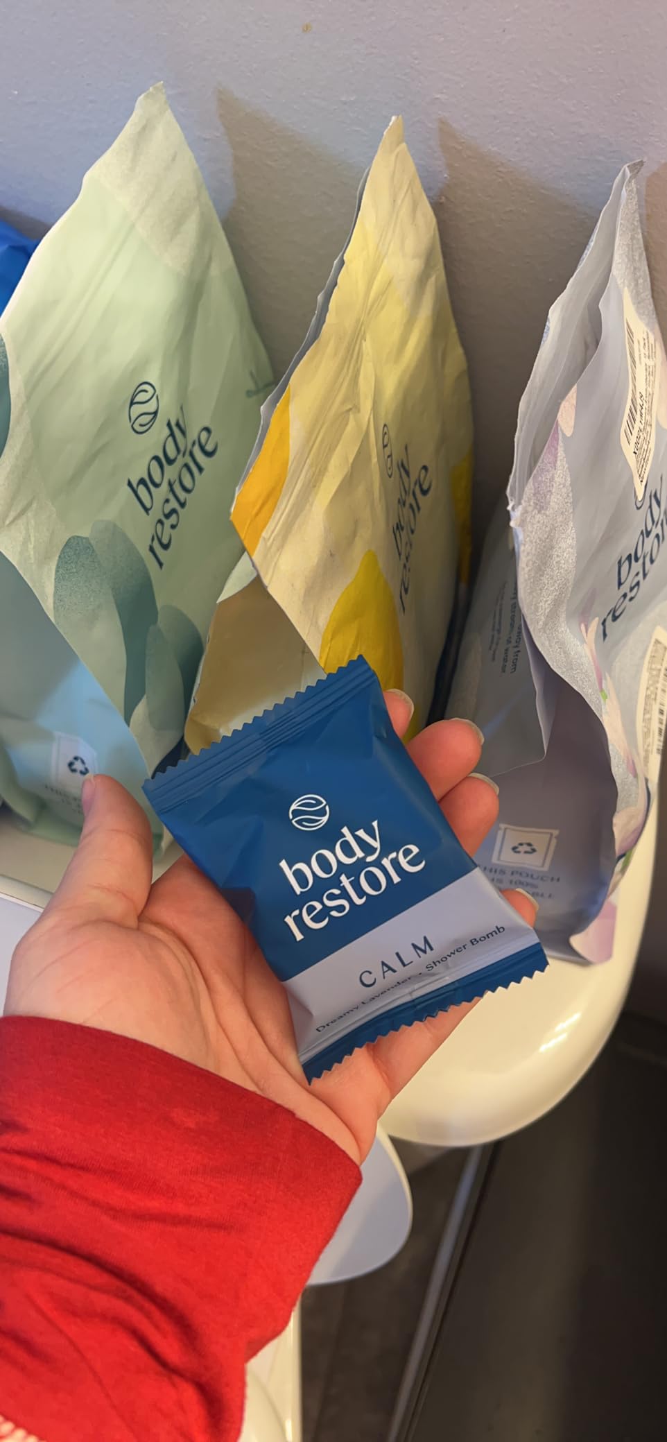 BodyRestore Shower Steamers Aromatherapy, Self Care Gifts, Calm 15 Pack customer photo 2