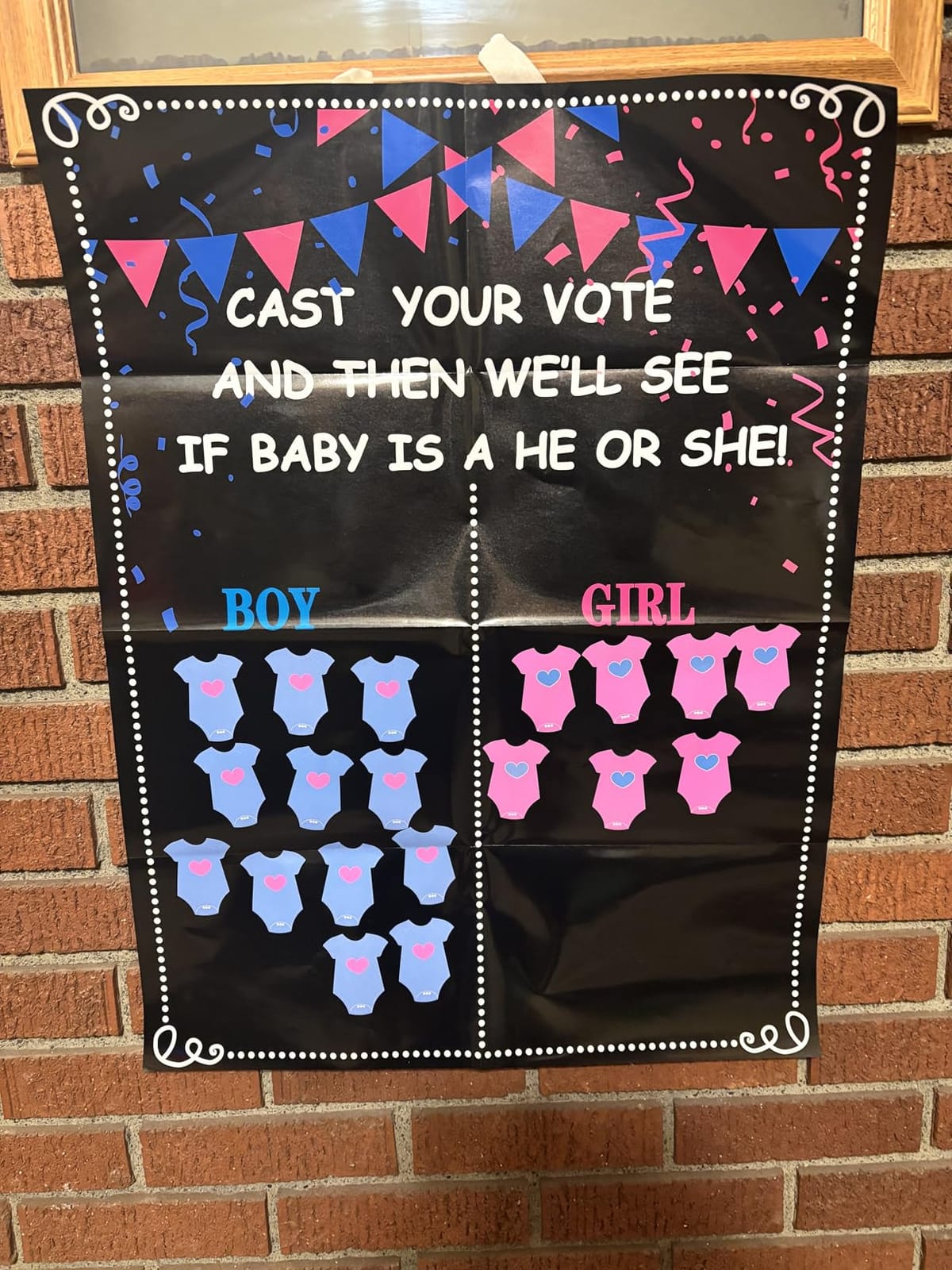 MISS FANTASY Gender Reveal Decorations 54 Voting Gender Reveal Games Ideas customer photo 2