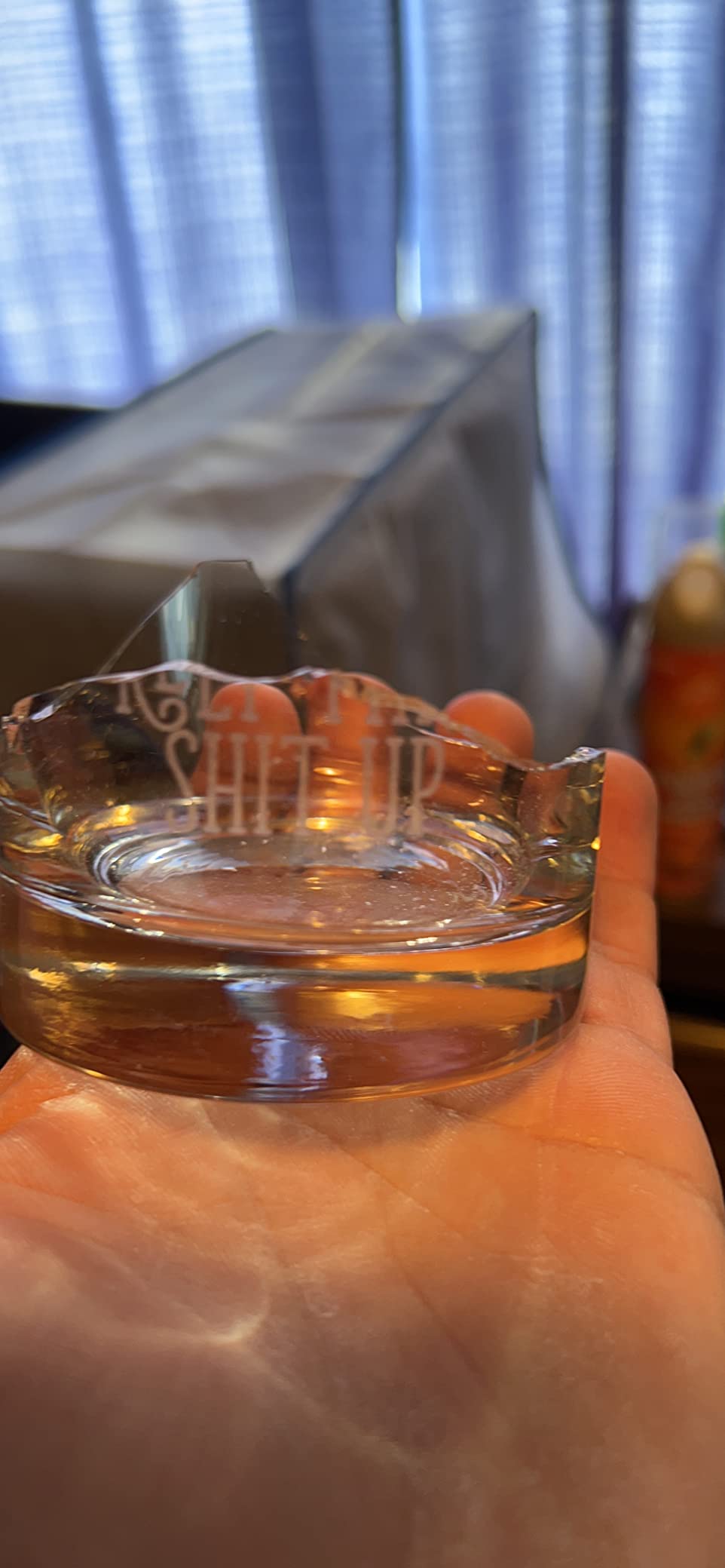 Veracco You Are The Best Uncle Keep That Shit Up Old Fashioned Glass Funny Best Uncle Gift (Clear, Glass) customer photo 2