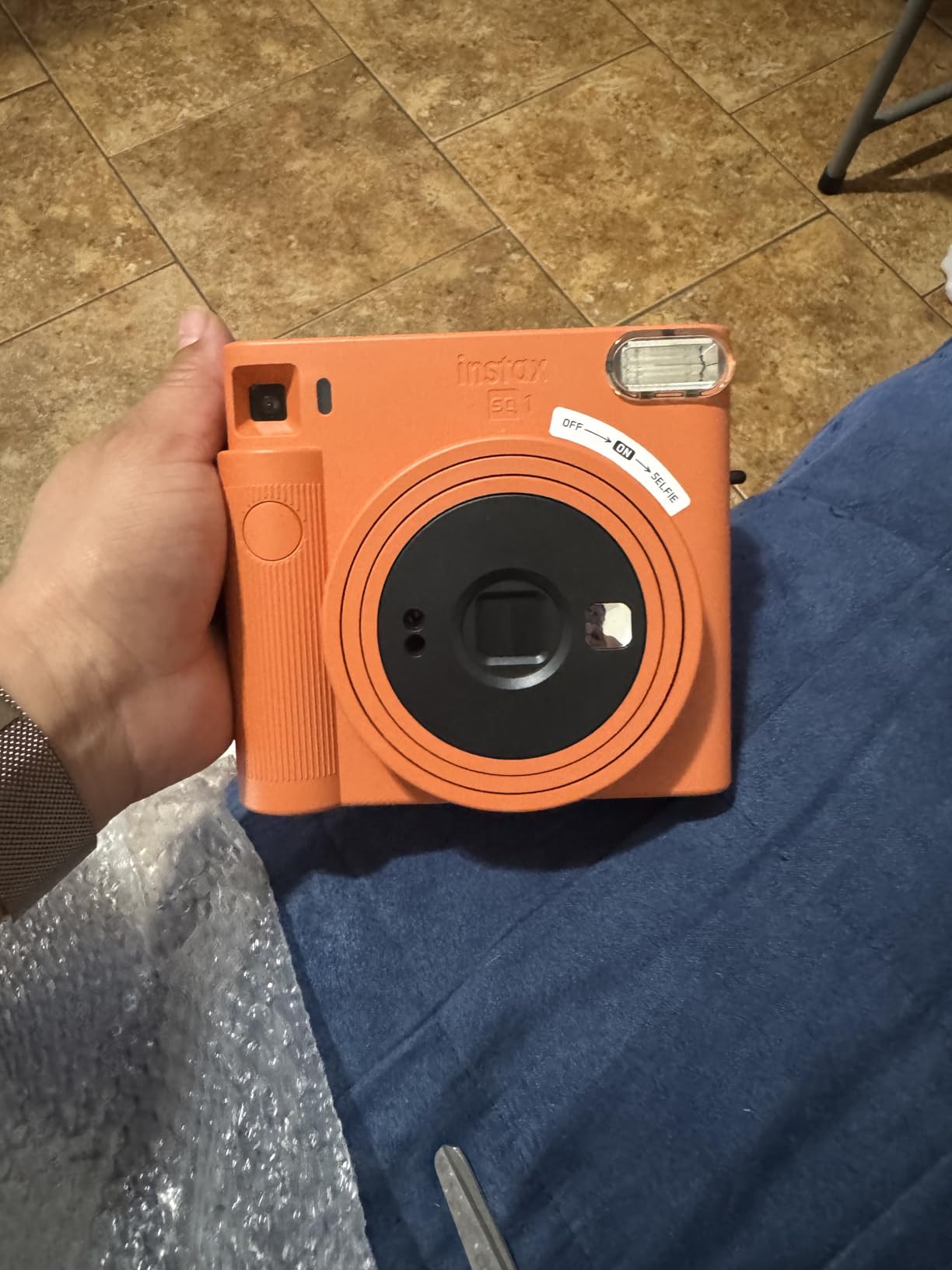 Fujifilm Instax Square SQ1 Instant Camera - Terracotta Orange customer photo 1