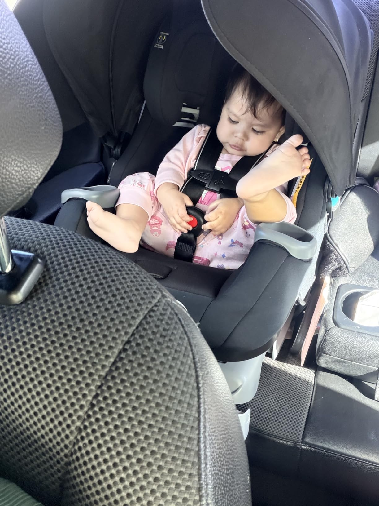 Baby Trend Cover Me™ 4-in-1 Convertible Car Seat, Scooter – Built-in Canopy, 4-Stage Growth System, Plush Comfort Padding, Multi-Position Recline customer photo 1