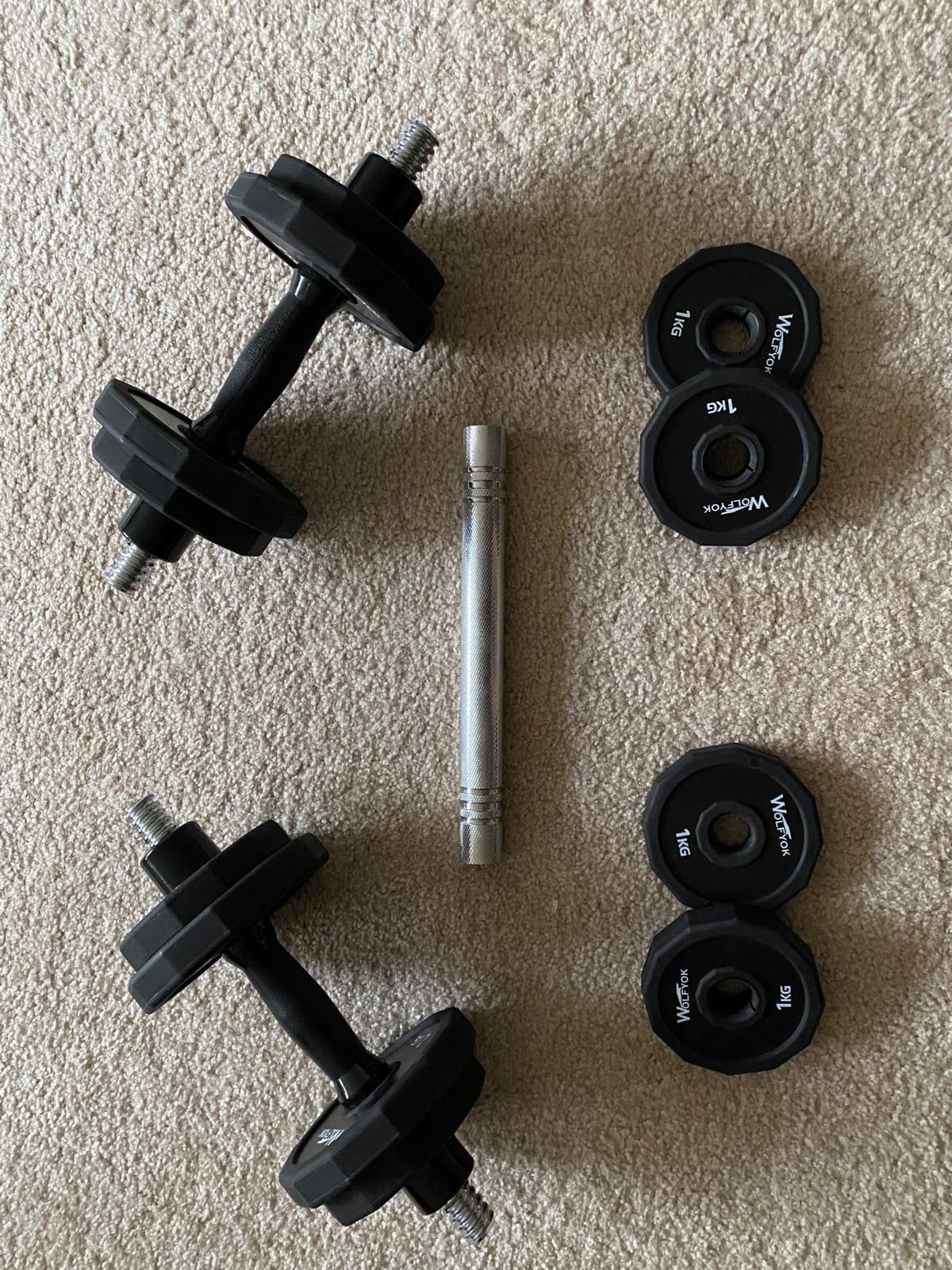 KISS GOLD Weights Dumbbells Set, Adjustable Dumbbell Sets 22Lbs 44Lbs 66Lbs 88Lbs with Solid Steel, Barbell Free Weight Set with Connector Workout Home Gym Equipment for Men Women Strength Training Shaping customer photo 2