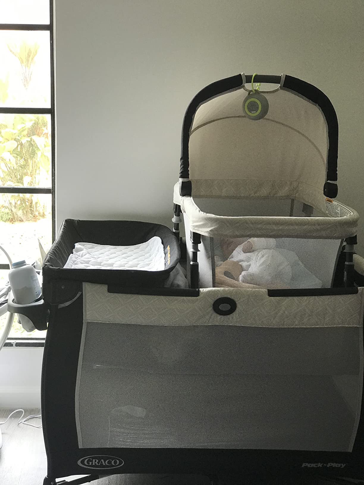 Graco Pack 'n Play Day2Dream Travel Bassinet Playard Features Portable Bassinet Diaper Changer and More (Lo, Lo) customer photo 2