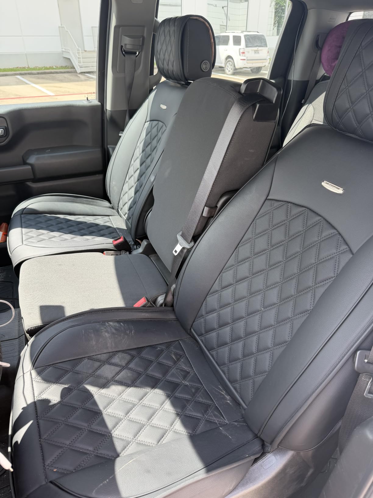 Seat Covers Chevy Chevrolet Silverado GMC Sierra 2007-2026 1500 2500HD customer photo 2